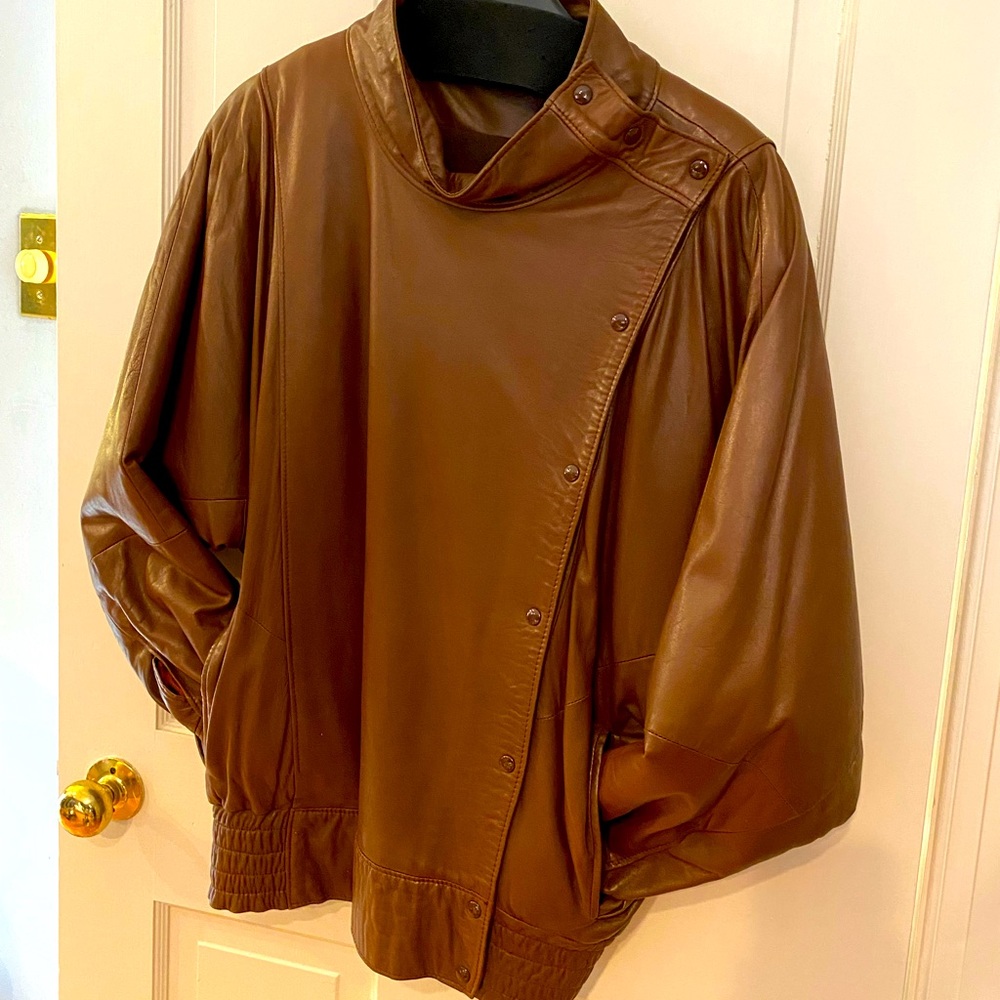 VINTAGE BEGEDOR Italian Leather Bomber